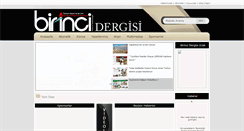 Desktop Screenshot of birincidergisi.com