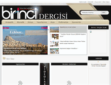 Tablet Screenshot of birincidergisi.com